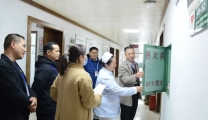 医院副院长黄仲海一行到仁爱分院现场指导节前安全生产工作